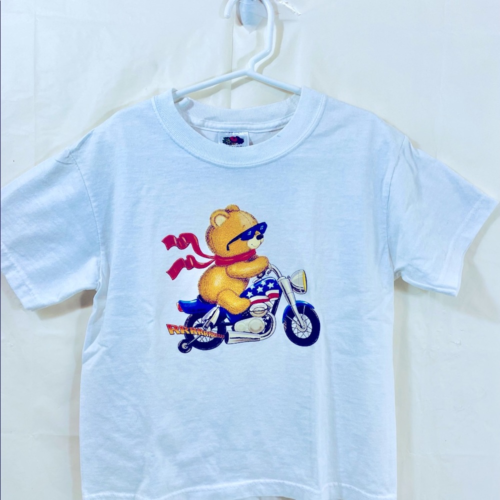 New Biker Bear kids tee shirt!